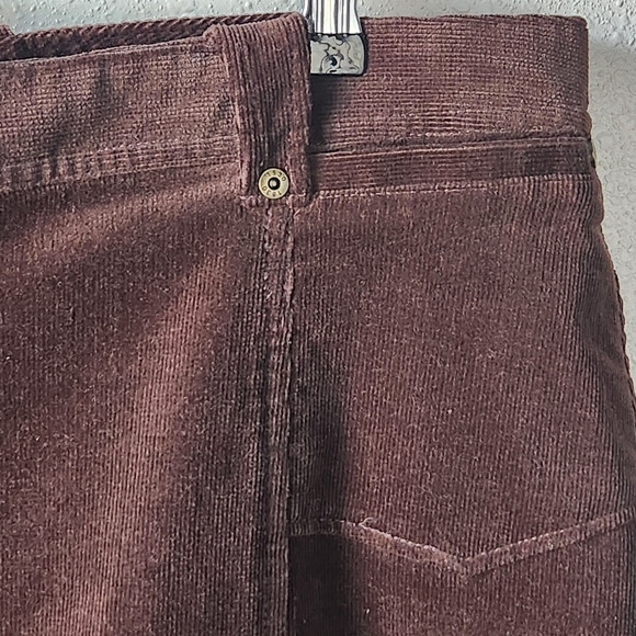 WOOLRICH Brown Vintage Corduroy A-Line Skirt - 10 - Picture 5 of 15